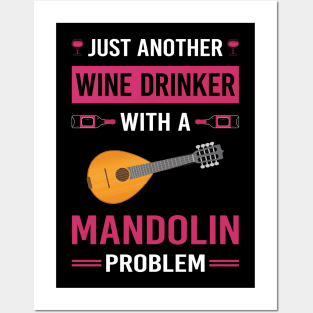 Wine Drinker Mandolin Posters and Art